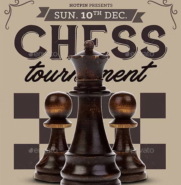 Chess Club Tournament Poster