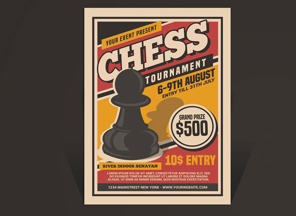 Chess Flyer Template