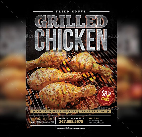 Chicken Wings Flyer Template
