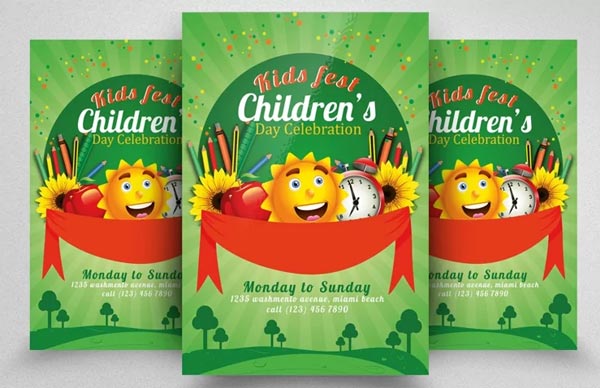 Children Summer Camp Flyer Template