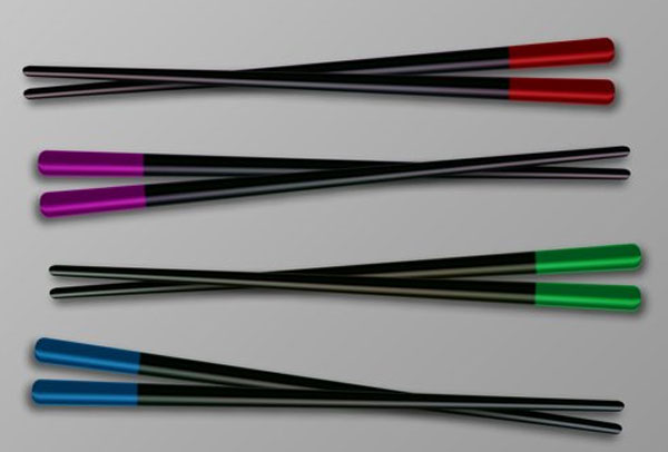 Chinese Chopsticks Mockup