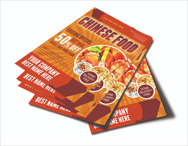 Chinese Food Flyer Template