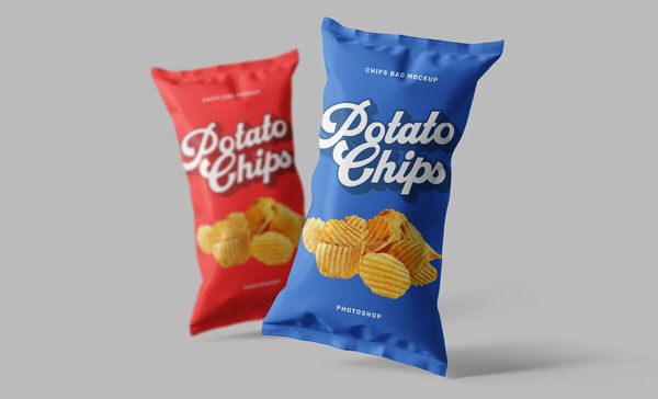 Chips Bag Photoshop Mockup