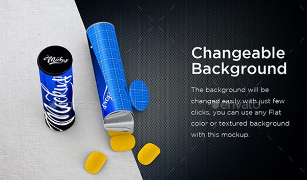 Chips Can Mockup