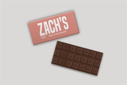 Chocolate Bar Paper Pack Mockup