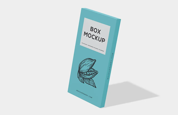 Chocolate Box Packaging Mockup