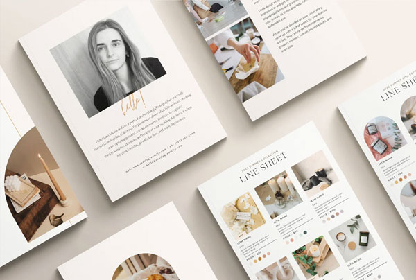 Chocolate Product Catalog InDesign Template