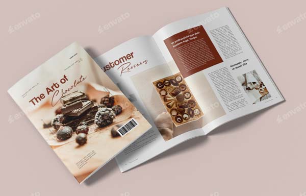 Chocolate Shop Brochure Template