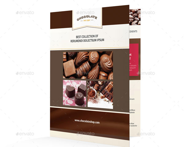 Chocolate Shop Catalogue Template