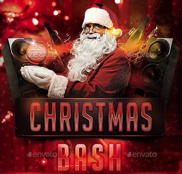 Christmas Bash Party Flyer