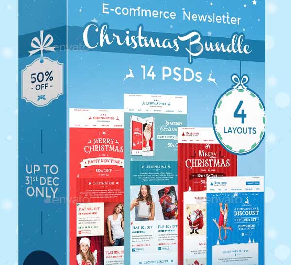Christmas Bundle E-commerce Newsletter