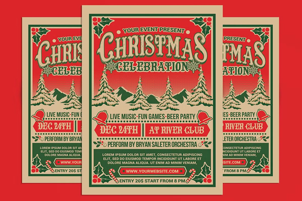 Christmas Celebrations Flyer
