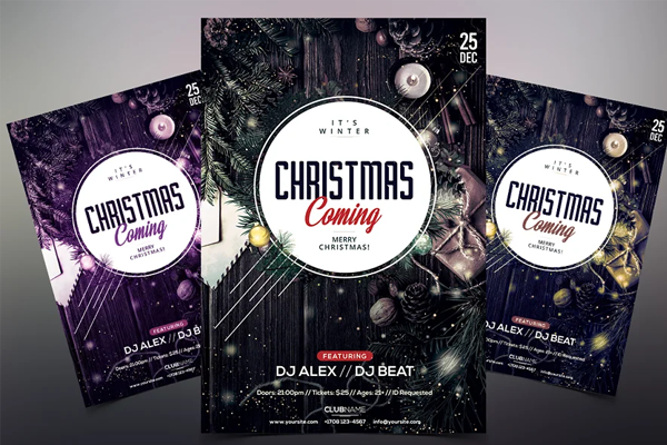 Christmas Coming  Flyer