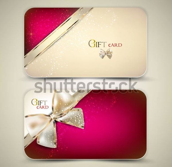 Christmas Gift Card Design Collection