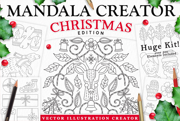 Christmas Holiday Mandala Creator