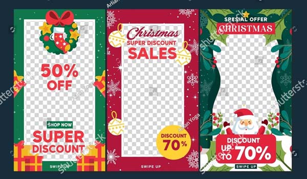 Christmas Social Media Templates Word Download