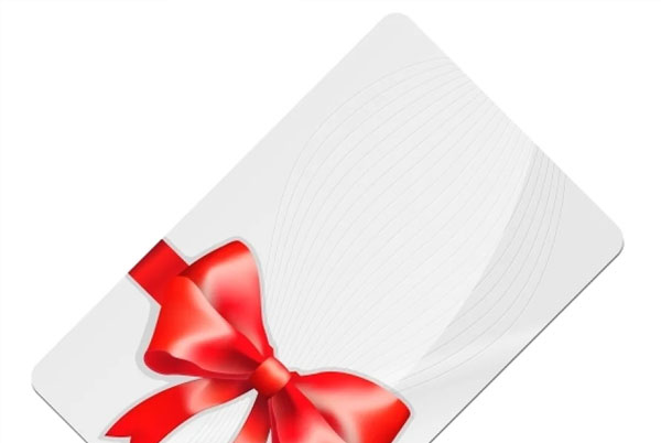 Christmas Vector Gift Card Design Template