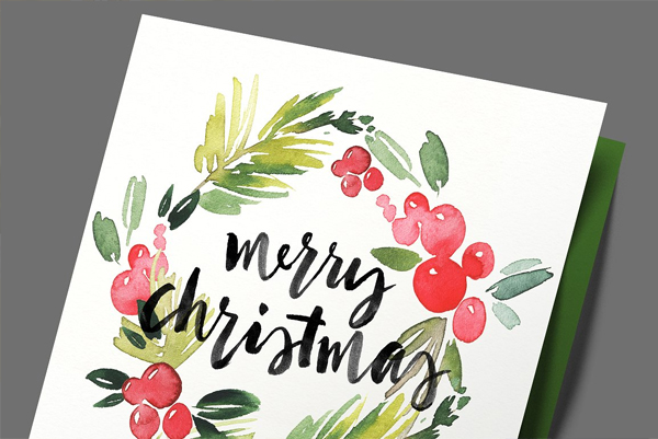 Christmas Watercolor Cards