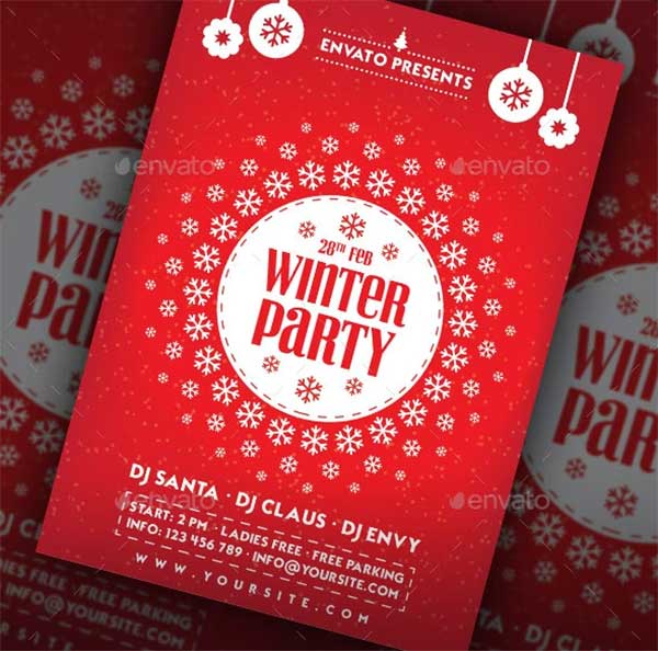 Christmas Winter Party Flyer
