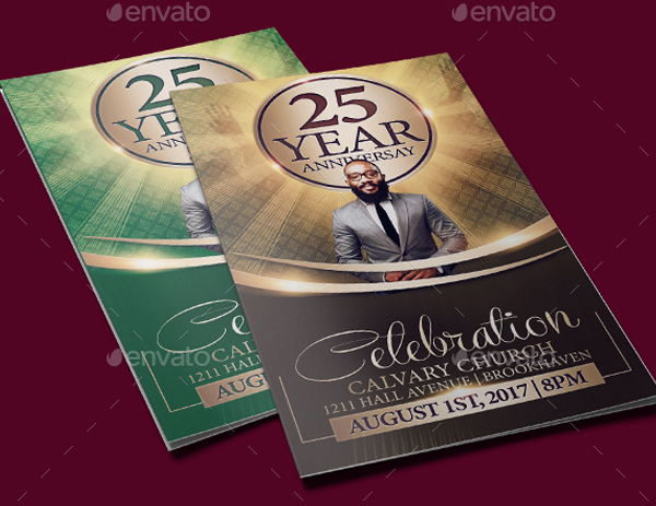 Church Anniversary Brochure Template