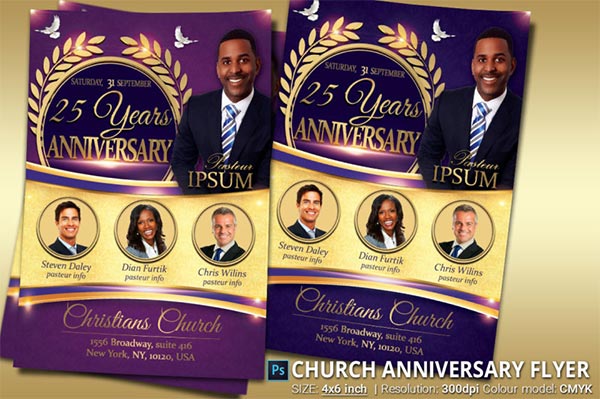 Church Anniversary Flyer