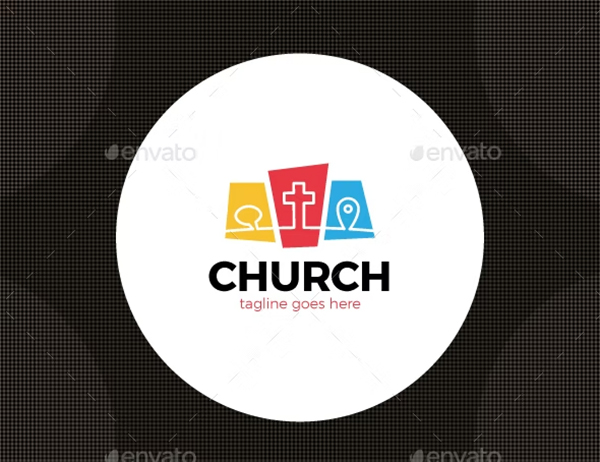 Church Logo PSD Design