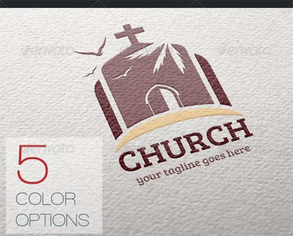 Church PSD Logo Template