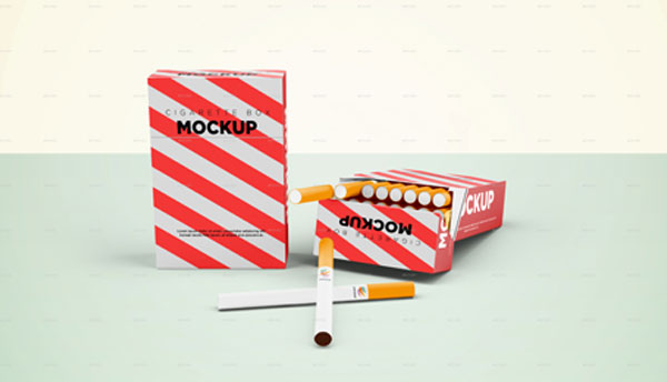 Cigarette Box Mockup