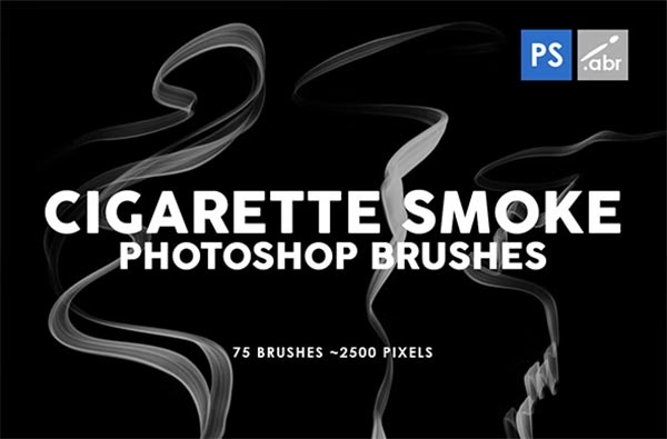Cigarette Smoke Photoshop Stamp Brushes