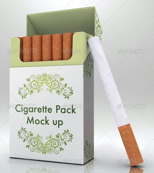 Cigarettes Pack Mockup