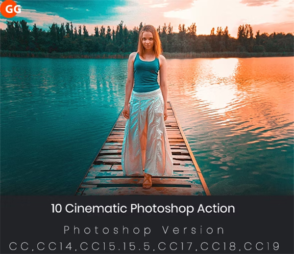 Cinematic Photoshop Action Template