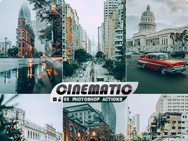 Cinematic Street Photoshop Actions