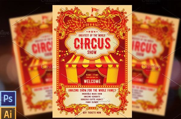 Circus Event Flyer