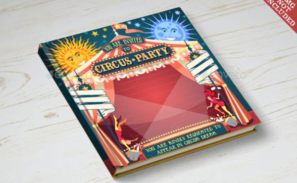 Circus Invitation Banner Template