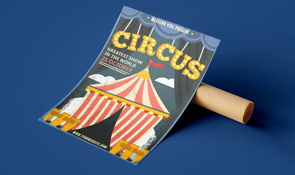 Circus Poster Printable Template