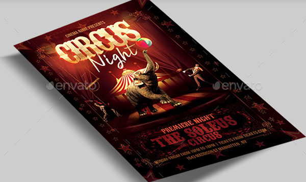 Circus Poster or Flyer Design Download
