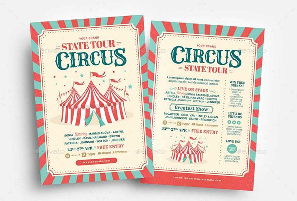 Circus or Carnival Flyer Template