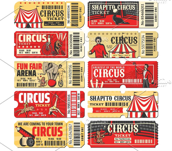 Circus, Carnival Show Tickets