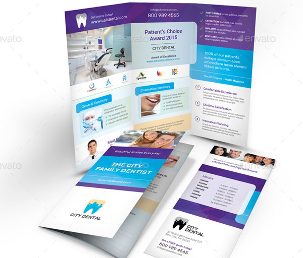 City Dental Brochure Template