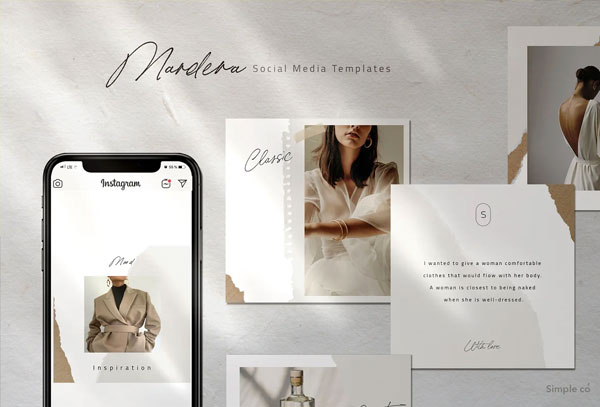 Classic Fashion Instagram Banner Templates