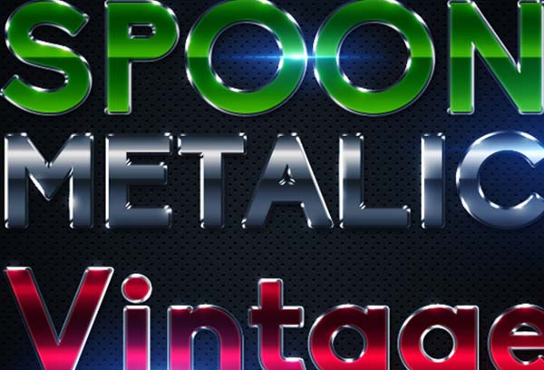 Classic Metal Layer Photoshop Styles Free Download