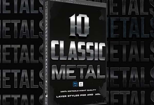 Classic Metal Text Effects