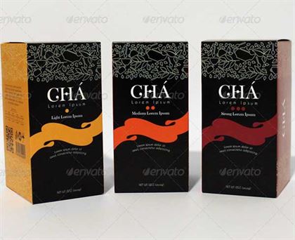 Classic Tea Packaging Design Templates