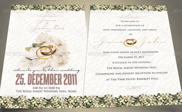 Classy Wedding Invitations Design