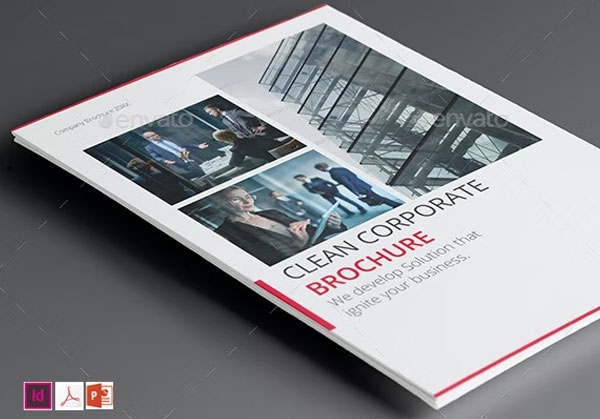 Clean Corporate Brochure Template