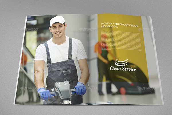 Cleaning Services Brochure Bundle Template