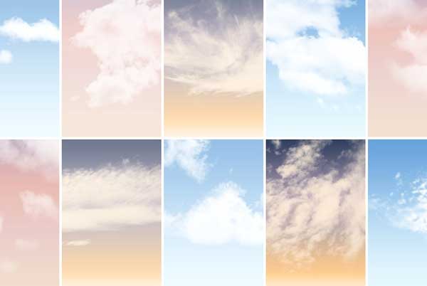 Cloud Brushes and Sky actions