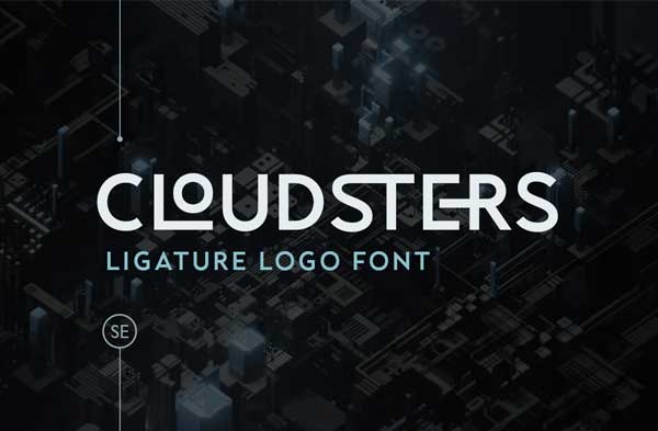 Cloudsters Logo Font
