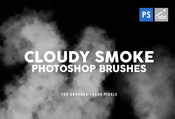 Cloudy Smoke Photoshop Brushes
