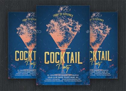 Cocktails Night Party Flyer Template